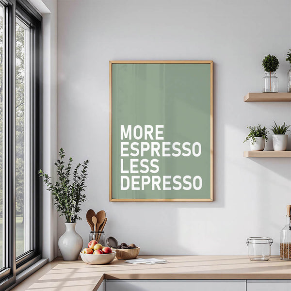 Espresso Poster – Esszimmer Ideen – Küche Inspiration