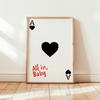 All in, Baby - Weißer Hintergrund - 2 Farben