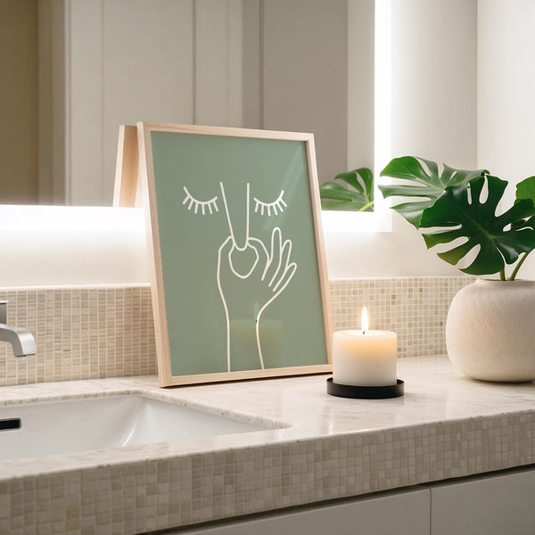Badezimmer Poster – WC Deko – Bad einrichten