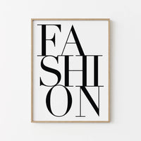 Fashion Poster – Typografie Fashion – Mode Bild