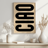 CIAO - Entrance Poster - Black Lettering - 9 Colors