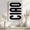 CIAO - Entrance Poster - White Background - 8 Colors