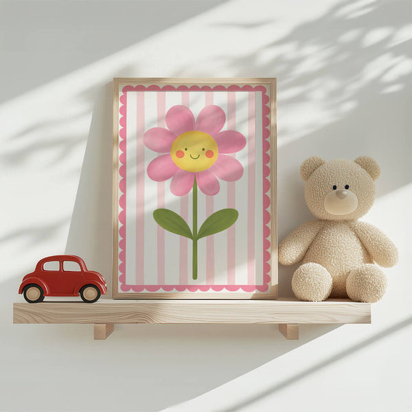 Babyzimmer Dekoration – Blume Poster – Kinderzimmer Inspiration