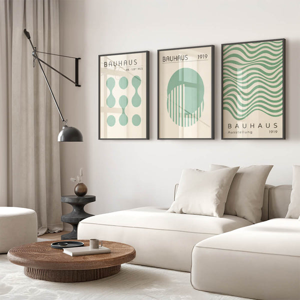 Modernes Poster Set – Bauhaus Austellung – Interior Design