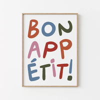 Küche Einrichtung – Guten Appetit Poster – Essbereich Deko