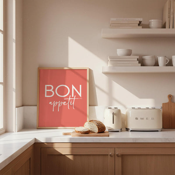 Küchenposter – Bon Appetit – Guten Appetit – Essbereich Bild