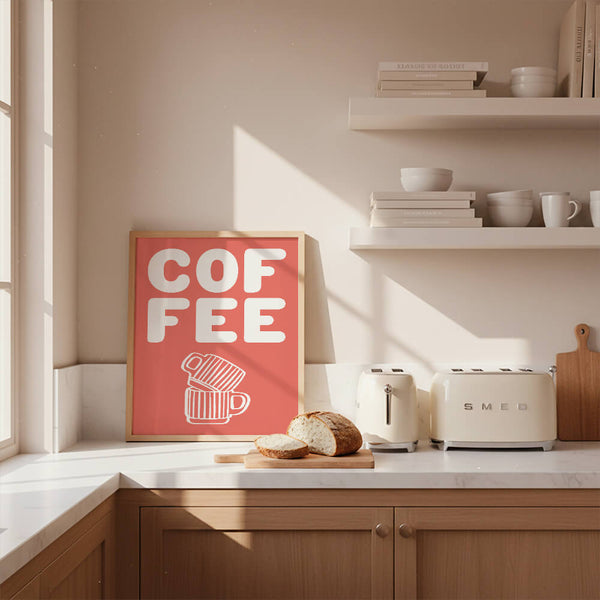 Coffee Poster – Küchen Bilder – Essbereich Deko