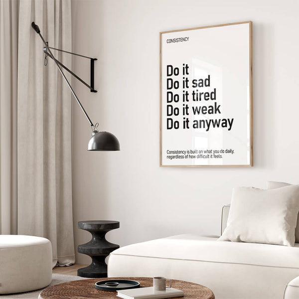 Mindset Poster – Motivationsspruch – Motivationsposter – Büro Bilder