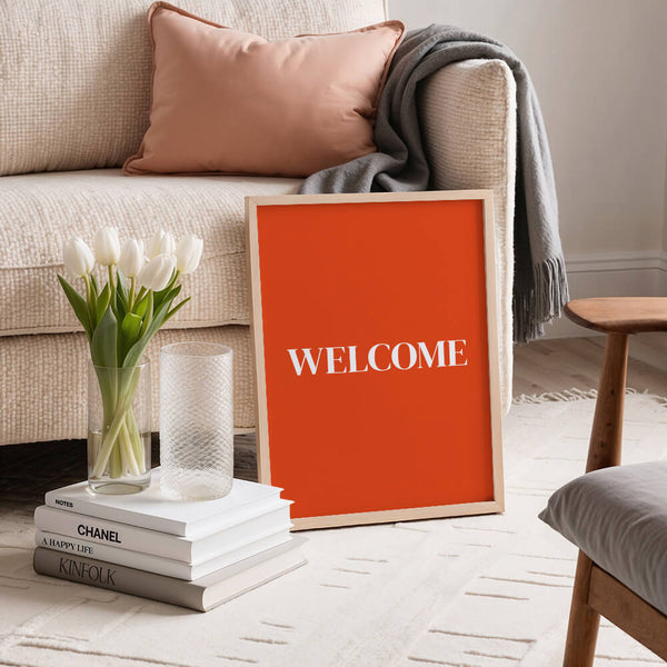Welcome Poster – Eingangsbereich Design – Flur Ideen