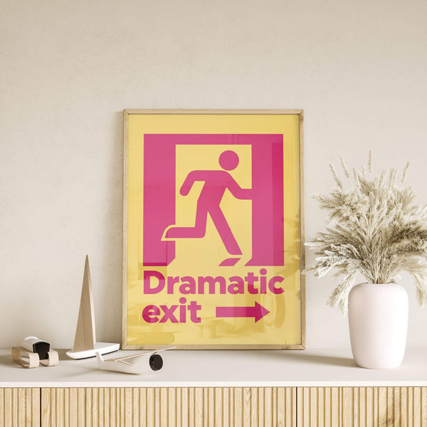 Modernes Flurposter – Trendige Wanddeko – Türbereich Bild