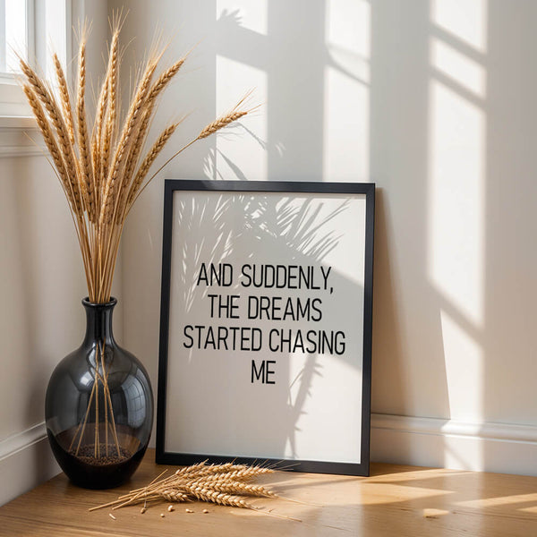 Motivationsposter – Motivation Spruch – Schlafzimmer Inspiration