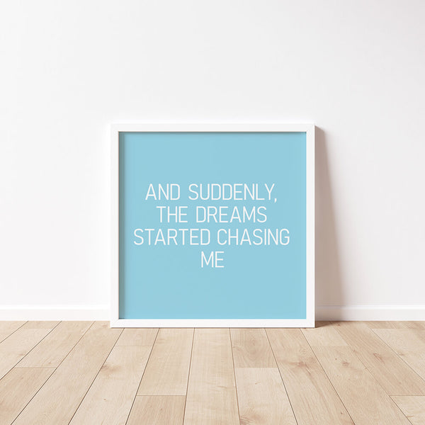Motivation Poster – Spruch Bild – Schlafzimmer Ideen
