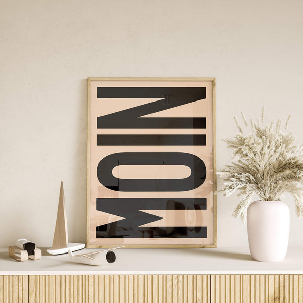 MOIN Poster – Eingangsbereich Deko – Bunte Wanddeko