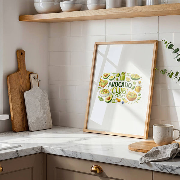 Küche Einrichtung – Avocado Poster – Küche Wandgestaltung