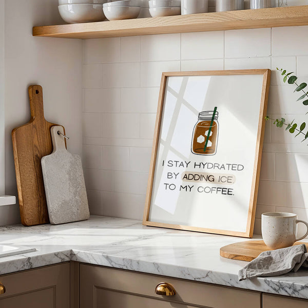 Küche Deko – Kaffee Poster – Küche Inspiration