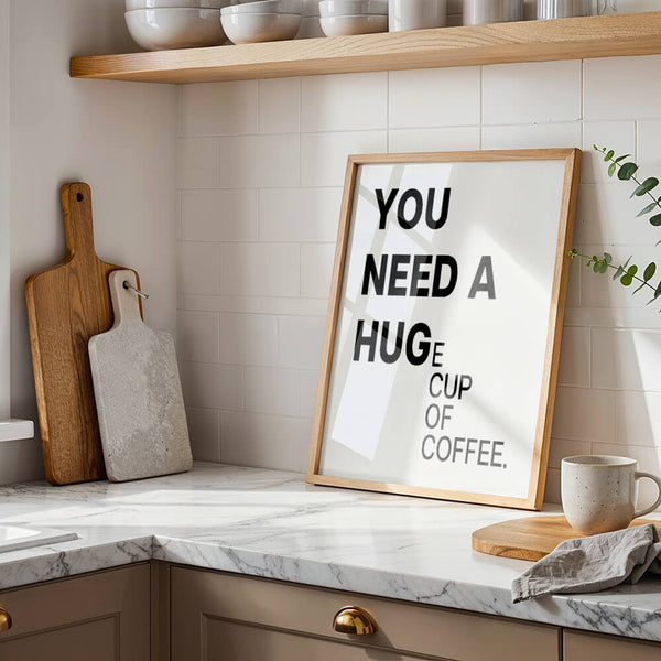 Esszimmer Inspiration – Kaffee Poster – Küche Design