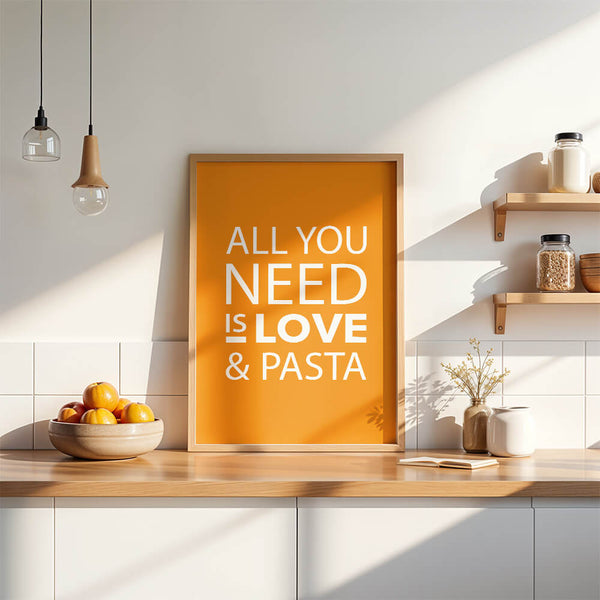 Esszimmer einrichten – Pasta Poster – Küche Design