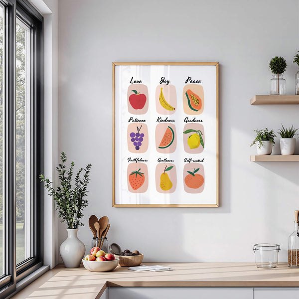 Früchte Poster – Küchendeko – Essbereich Ideen