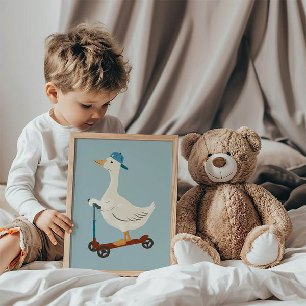 Babyzimmer Bild – Tier Poster – Moderne Kinderzimmer Deko