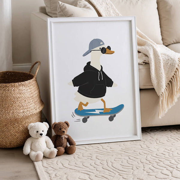Babyzimmer Deko – Ente Poster – Kinderzimmer Inspiration