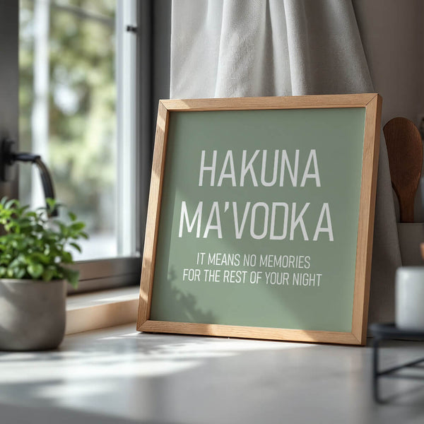 Bar Poster – Trinkspruch Bild – Küchenbilder