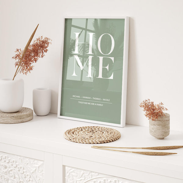 Flur gestalten – HOME Poster – Eingang Ideen