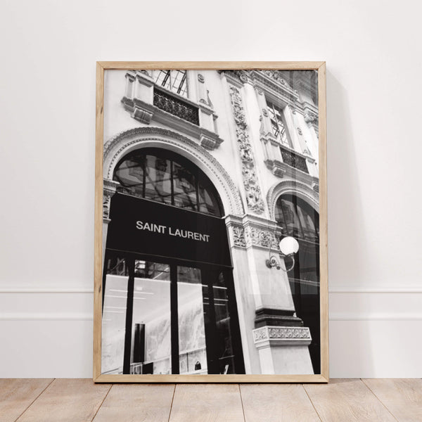 Saint Laurent Wandbild – Wohnzimmer Deko – Wohnen modern