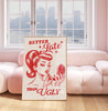 BETTER LATE THAN UGLY - Weiß/Rot
