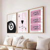 How Lucky Are We - Preppy Poster - 3er Set