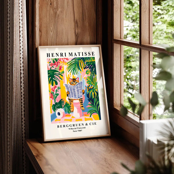 Kunstvolles WC Poster – WC Deko – Henri Matisse Poster