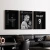 Erling Haaland Fußball Poster – Fußball Wanddeko