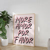 MORE AMOR POR FAVOR - Pink/Black - Bestseller