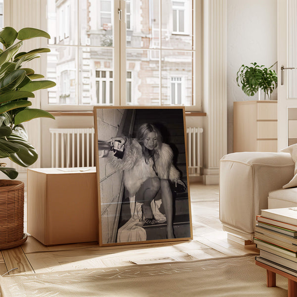 Fashion Kunstdruck – Mode Wanddeko – Kate Moss Poster