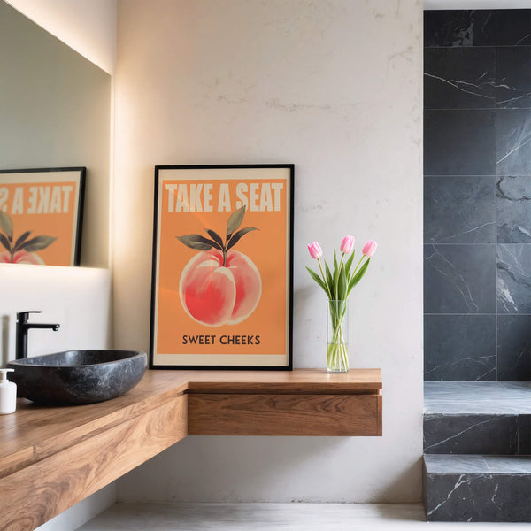 Bad Poster – WC Deko – Badezimmer Wandbild