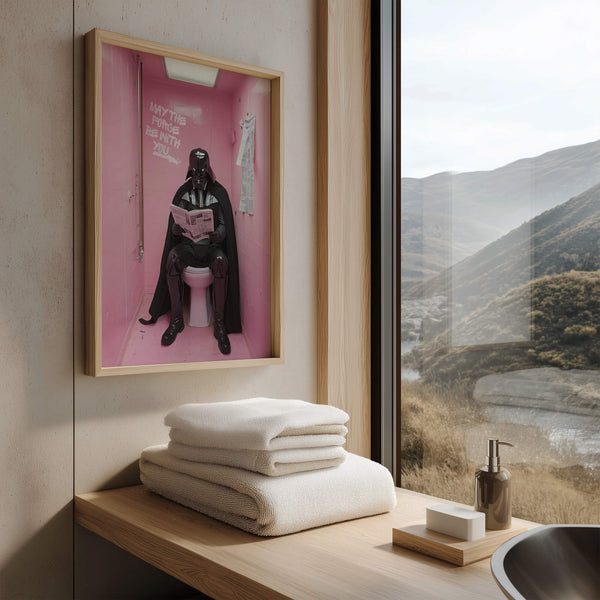 Toilet Poster – Humorous Art – Modern Bathroom Picture