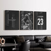 LeBron James Basketball Poster – Basketball Wanddeko