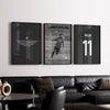 Mohamed Salah Fußball Poster – Fußball Wanddeko