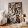 High Fashion Poster – Leopard Print – Mode Wandbild