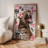 Lucky Girl Poster – Feminine Print - Leopard Poster