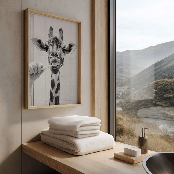 Badezimmer Deko – Lustige Tierkunst – Modernes Design