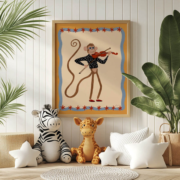 Deko Kinderzimmer – Affe Motiv – Babyzimmer Einrichtung