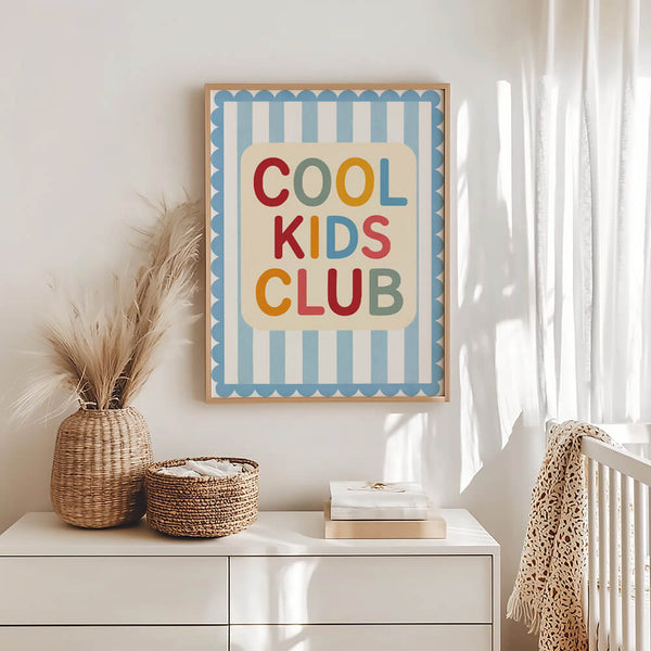 Modernes Kinderzimmer – Spruch Poster – Jungenzimmer Design