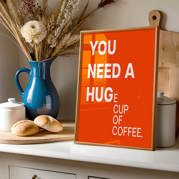 Esszimmer Dekoration – Kaffee Poster – Küchen Ideen