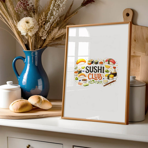 Küche Bilder – Sushi Poster – Küche Wandgestaltung