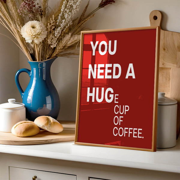 Küche Design – Kaffee Poster – Küche Wandgestaltung