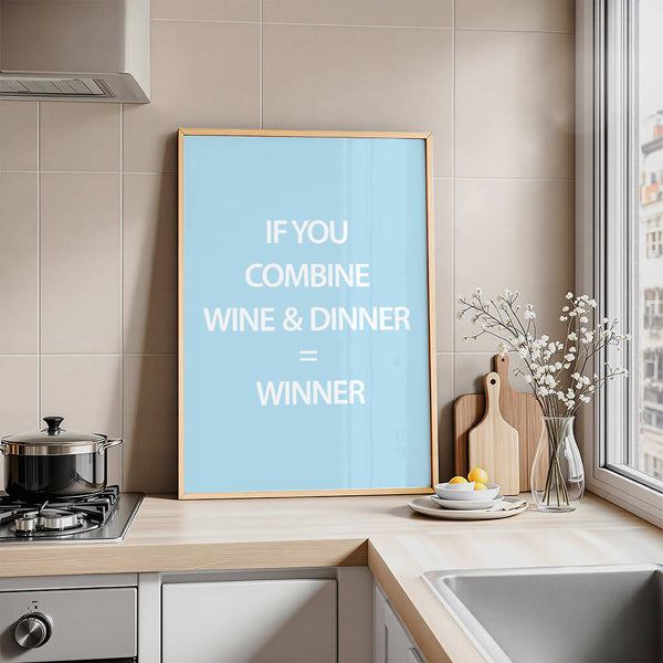 Küche Design – Wein Poster – Küche Inspiration