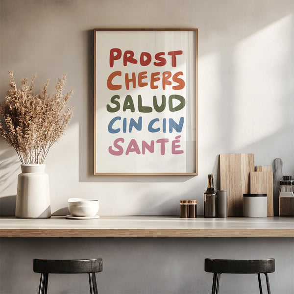 Bar Poster – Trinkspruch Bild – Küchenposter