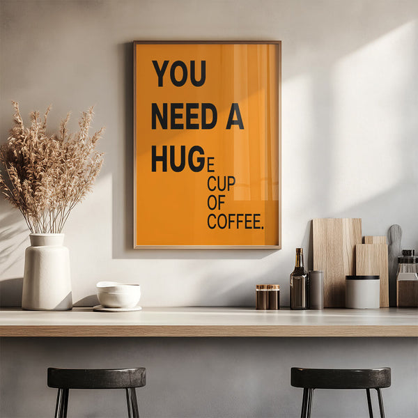 Küche Inspiration – Kaffee Poster – Küche Wandgestaltung