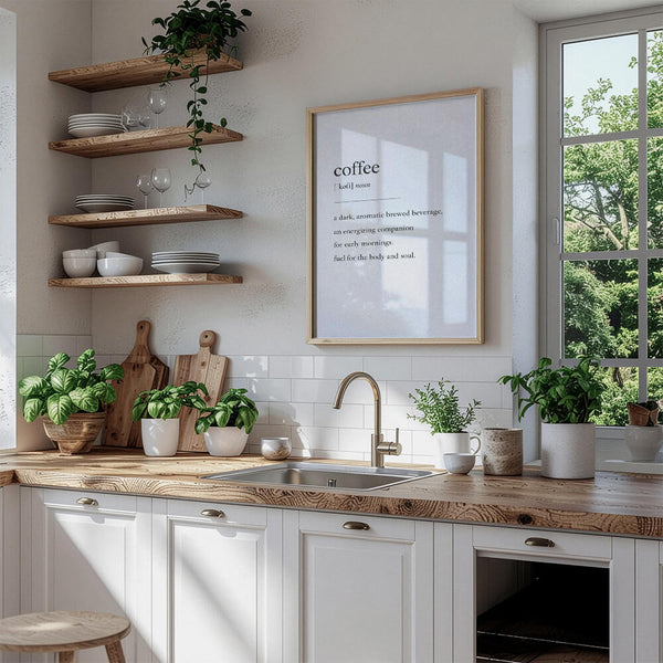 Küche Inspiration – Kaffee Poster – Küche Bilder