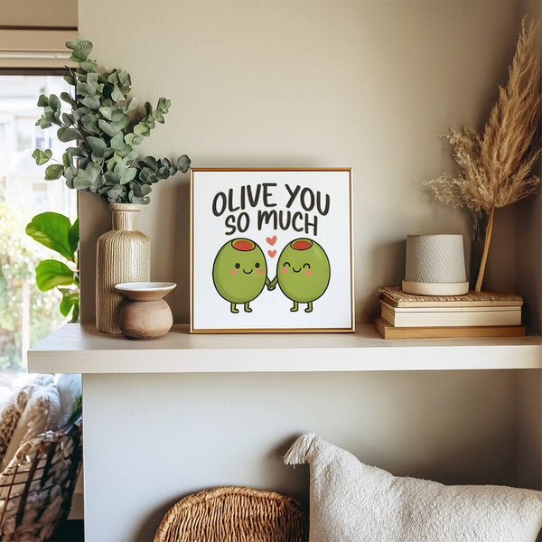 Küche Deko – Oliven Poster – Küche Inspiration